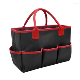 Storage Bags Portable Gardening Tool Bag Wear-Resistant Garden With Small Pockets Reusable Tote