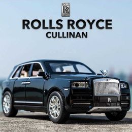 Diecast Model Cars 1 24 Rolls Royce Cullinan Diecast Metal Luxury Toy Car Model Miniature Pull Back Sound Light Door Openable Collection Gift Boy Y2405204D5W