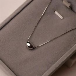 Pendants High Quality Silver Color Acacia Bean Pea Pendant Necklace Ladies Goddess Gift Charm Fashion Jewelry