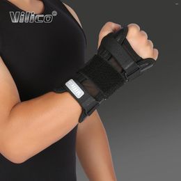 Wrist Support Professional Metal Splint Brace Protector Band Arthritis Tunnel Hand Sprain Tendinitis Wristband