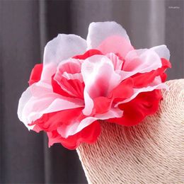 Brooches Pretty Silk Cloth Flowers Jewellery Colourful Ribbon Brooch For Women Girls Gifts Collar Pins Coat Suit Shirt Accessories