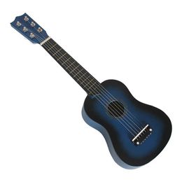 Guitar 21 inch 6-string four stringed qin mini guitar instrument childrens beginner gift toy WX