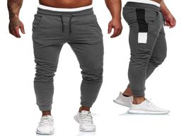 New Fashion Mens Joggers Pants Elastic Waist Loose Cotton Sweatpants Male Casual Long Trousers Asian Size4000766