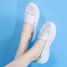 Casual Shoes Platform Wedge Heel Women Sneakers White Vulcanize Skate Tennis Women's Size 45 And 46 Sports Advanced Importers