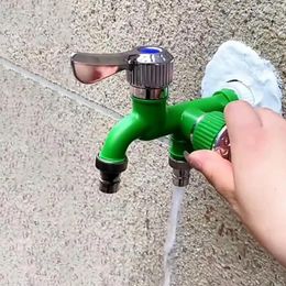 Kitchen Faucets Multifunctional Plastic Dual-head Quick-Open Washer Faucet Sturdy Antifreeze Splitter For Garden Patios Grifos De Cocina