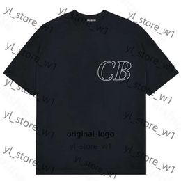 Cole Buxton High Quality Designer Men's T-shirt Summer Loose Cole Buxton T Shirt Men Women Luxury Fashion Classic Slogan Print Top Tee with Cole Tag fdaf