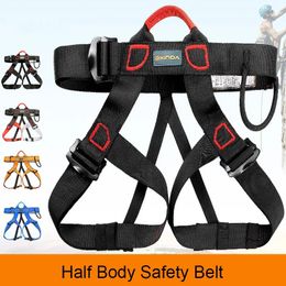 High altitude work safety belts half body safety belts outdoor climbing rescue electrical construction protection equipment 240509