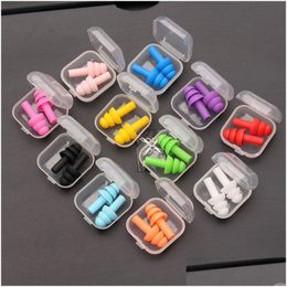 Party Favor Travelling Slee Earplugs Sile Christmas Tree Swimmers Soft And Flexible Ear Plugs Reduce Noise Plug Drop Delivery Home G Dhdwl