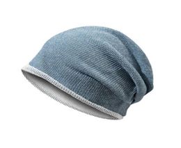 BeanieSkull Caps Unisex Autumn Spring Thin Knitted Beanie Hat Casual Solid Color Windproof Outdoor Skullies C Soft Portable Bonne26503787