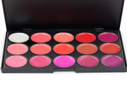 Matt Matte lipstick Professional Lipstick Palette 3pcslot Red Lips 15 Colours Lipsticks Lip Gloss Makeup L15014976271