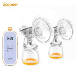 Breastpumps DSP-8009D dual electric breast pump for breast feeding no need for manual breast pump 3 modes and 9 suction levels low noise WX