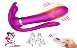 Omysky Butterfly Wearable Vibrator For Women Wireless Remote Control Vibrators G Spot Clitoral Stimulator Massager Sex Toys Y190725772246