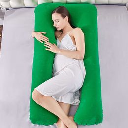 Iatable Pregnancy U Shape Sleeping Support For Pregnant Women Cosy Bump Maternity Pillow Full Body Side Sleeper L2405