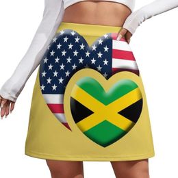 Skirts Jamaica Mini Skirt Japanese Fashion Satin Pants Women's Summer