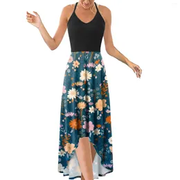 Casual Dresses Y2k Dress For Women Evening Woman Elegant Long Slim High Waist A Line V Neck Backless Sundress Swing 2024