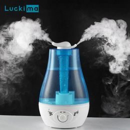 3000ML Ultrasonic Air Humidifier Double Sprayers for Home Office Baby Room Big Mist Volume Fog Mist Maker Essential Oil Diffuser 240517