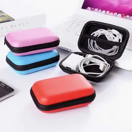 Storage Bags EVA Portable Earphone Bag Travel Headphones USB Cable Case Coin Purse Power Bank Digital Organiser Carrying Pouch