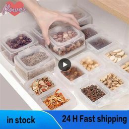 Storage Bottles Split Seasoning Box Plastic Food Sealed Moisture Proof Keep Fresh Ring Single/double Moisture-proof