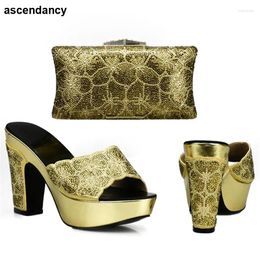 Dress Shoes Arrival Italian Bag Set Matching And In Heels To Match Platform Luxury Pumps