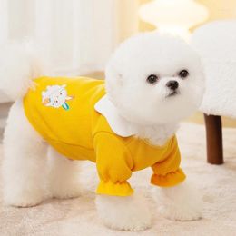 Dog Apparel Autumn Pet Clothes For Small Dogs Fashion Hoodies Cute Print Puppy Pullovers Warm Soft Cat Chihuahua