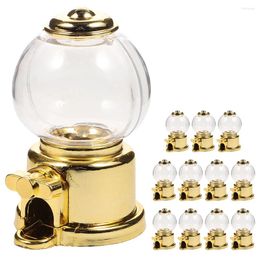 Storage Bottles Tabletop Candy Container Mini Cake Decor Gumballs Machine Gathering Compact Lovely Desktop Small Dispenser Chewing