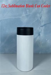 12oz Sublimation Can Cooler Blanks Can Insulator Stainless Steel Sublimation Tumbler Seamless Beer Holder Vacuum Insulated Bottle 7474570