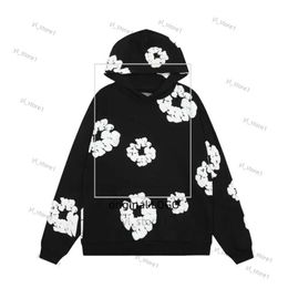 denim teers hoodie Designer Men Hoodies Readymade Hoody Sweatsuit Sweatpants Kapok Floral Covered Print Jogger Tracksuit Demin Hoodie e96