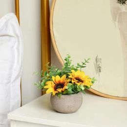 Decorative Flowers Easy To Clean Artificial Plants - Elegant And Low Maintenance Eco-friendly Decorations Potted Plant
