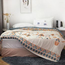 Blankets Japanese Style Cotton Thick Gauze Towel Quilt Napping Blanket Adult Air-conditioning Cover Soft