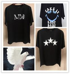 Mens T shirts Shorts Sleeve Fashion Clothing Designer Lovers Tee Paris France Street Couple Tshirts Good Quality Asian Size S3XL8464577