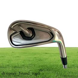 New black white golf clubs brand golf items 4p48 right hand golf irons set with steel shaft outdoor sports