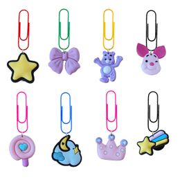 Party Decoration Aron 15 Cartoon Paper Clips Cute Bookmark Colorf Office Supplies Gifts For Teacher Bookmarks Unique Girls Funny Paper Otjv1