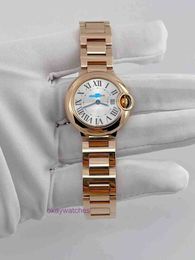 AAAA Cratre Designer High Quality Automatic Watches Shoot Blue Balloon Series 18k Rose Gold Quartz Watch Womens W69002z2 with Original Box