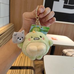 8cm Tiktok Same Dinosaur Keychain Doll Pendant Couple Backpack Charm Plush Doll Doll Gift