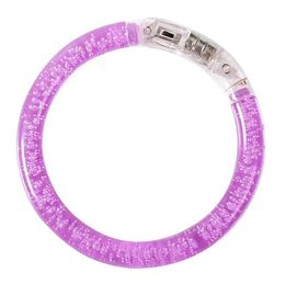 LED Bracelets Glitter Glow Flash Light Sticks Light up Flashing Bracelet Disco Bar Party decoration kids toys