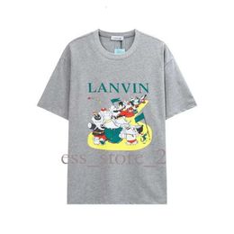 lavines lavinss lanvis Polo Shirt Men's Plus Tees Shirt Embroidered Designer Printed Polar Style Wear with Street Pure Cotton Womens Tshirts top quality 24ss 318