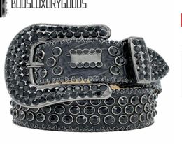 Fashion Belts for Women Designer Mens rhinestone belt with bling rhinestones as gift6383559