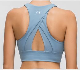 L L Gym Clothes Women Underwears Yoga Bra Tank Tops Light Support Sports Bra Fitness Lingerie Breathable Workout