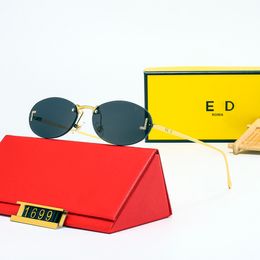 Designer Sunglasses for Women Letters with Diamonds sunglasses Eyeglasses Outdoor Beach Metal Alphabet Sunglasses For Man Mix Color Optional Polarized light