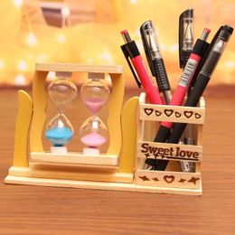 Party Favor Time Calculator Wooden Student Pen Holder Desk Study Room Decoration Kids Children 2024 Year Gift Present