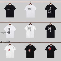 amis t shirt amirirs t shirt amirii shirt tshirt mens designer t shirts Short Sleeves t-shirt crew neck quick dry Cotton Blend letter print casual summer cl