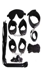 Sexy Set Sm Fun 7 Designers Piece Plush Leather Binding Rope Sex Toys Alternative Couple Flirting Supplies D55O17578315554722