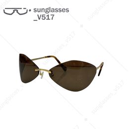 shade glasses sunglasses for women funky sunglasses Contemporary Elegant Aesthetics Summer Essentials rimless Lightweight frames sunglasses lunette soleil