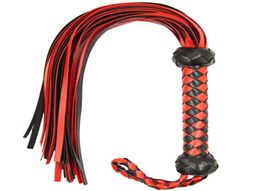 BDSM Leather Whip Flogger Ass Spanking Bondage Slave SM Restraints In Adult Games For Couples Fetish Sex Toys For Women Men HY042101091