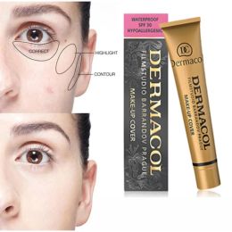 Face Make up Concealer Contour Palette Liquid Foundation Waterproof Lasting Makeup Base Cream Full Cover Defect Dark Acne Circle