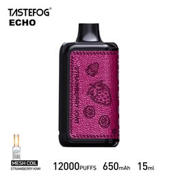 Wholesale Tastefog Echo Digital Screen with Type-C Rechargeable Leather Style Disposable Vape Electronic Cigarette