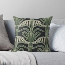 Pillow Art Nouveau Botanical Throw Cover Polyester Pillows Case On Sofa Home Living Room Car Seat Decor 45x45cm