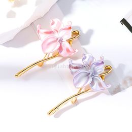 Lotus Flower Brooch Temperament Lotus Brooches Pins For Women Wedding Banquet Party Clothes Jewellery Accessories Gifts