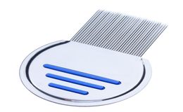 NEW Stainless Steel Terminator Lice Comb Nit Kids Hair Rid Headlice Super Density Teeth Remove Nits Comb1022636