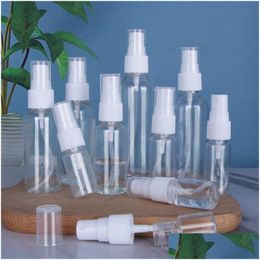 Packing Bottles Wholesale 5Ml 10Ml 20Ml 30Ml 50Ml 60Ml 80Ml 100Ml Refillable Fine Mist Spray Bottle Per Sprayer Empty Cosmetic Pet Pum Dhucj